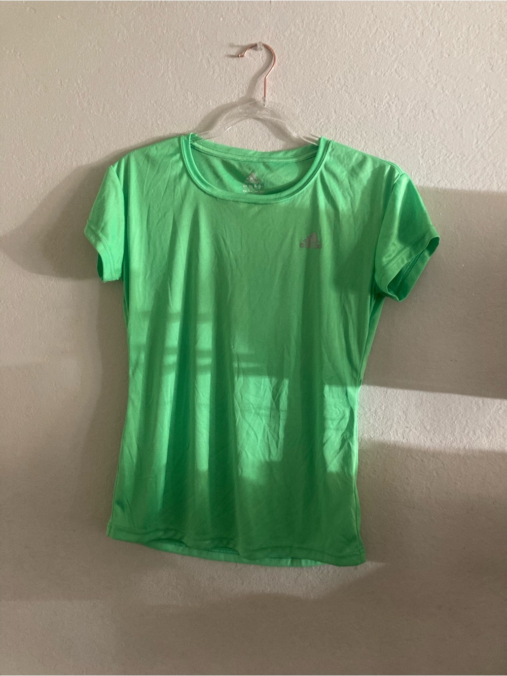 adidas Bright Green Athletic Tee